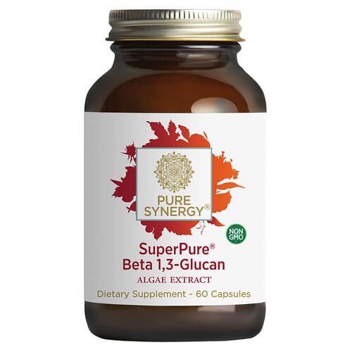 Pure Synergy, SuperPure® Beta 1,3 Glucan, Algae Extract, 60 Capsules (500 mg per Capsule)