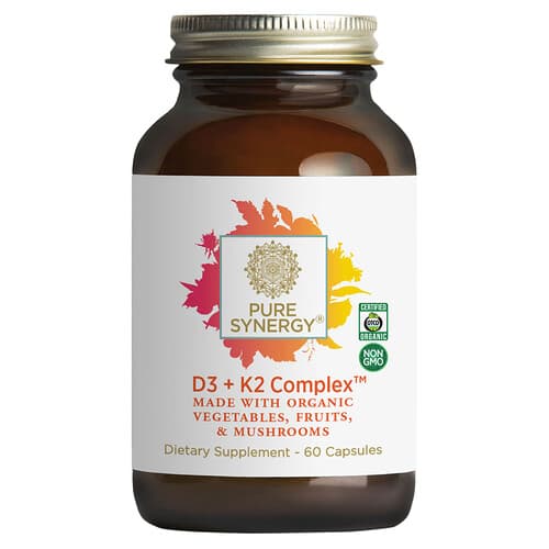 Pure Synergy, D3 + K2 Complex™, 60 Capsules