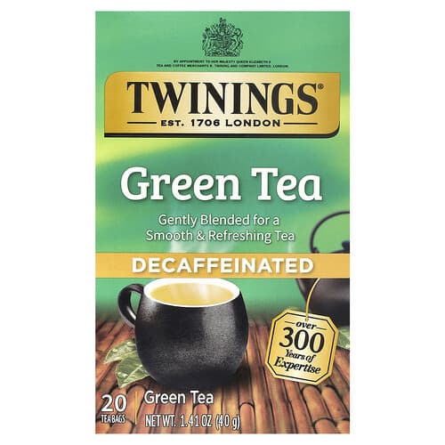 Twinings, Green Tea, Decaffeinated, 20 Tea Bags, 1.41 oz (40 g)