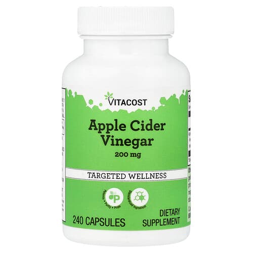 Vitacost, Apple Cider Vinegar, 200 mg, 240 Capsules
