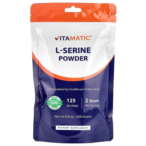 Vitamatic, L-Serine Powder, 8.8 oz (250 g)