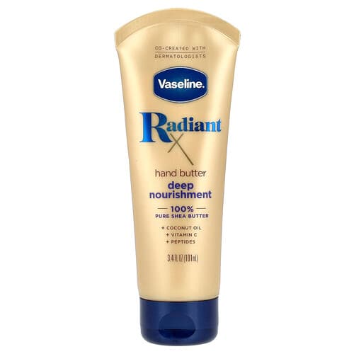 Vaseline, RadiantX, Deep Nourishment Hand Butter, 3.4 fl oz (101 ml)