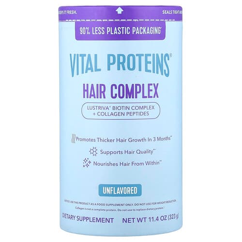 Vital Proteins, Hair Complex, Unflavored , 11.4 oz (323 g)